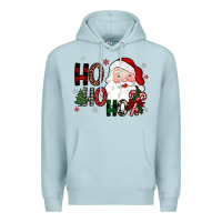 Blue Mist ho ho ho Premium Hoodie - JahusDesignShop