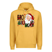 Mustard ho ho ho Premium Hoodie - JahusDesignShop