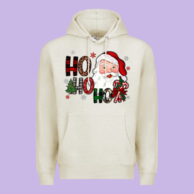 Ho Ho Ho Premium Hoodie Designed By Jahusdesignshop