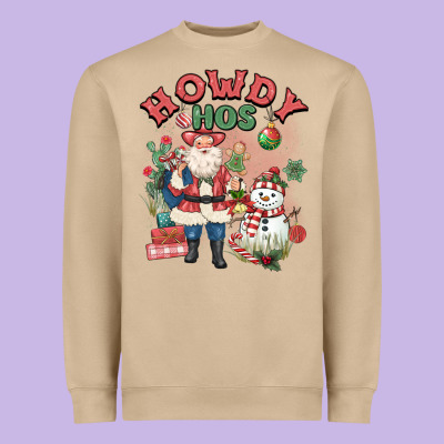 Howdy Hos Heavyweight Sweatshirt Designed By Maliassmallbusiness