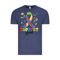 Vintage Denim support squad autism Vintage Tee - MaliasSmallBusiness