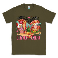 Army Green cupids favorite lunch lady Classic Tee - MaliasSmallBusiness