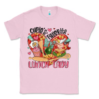 Bubblegum Pink cupids favorite lunch lady Classic Tee - MaliasSmallBusiness
