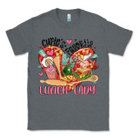 Charcoal Heather cupids favorite lunch lady Classic Tee - MaliasSmallBusiness