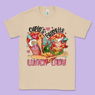 Cupids Favorite Lunch Lady Classic Tee Designed By Maliassmallbusiness