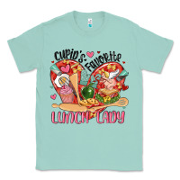 Seafoam cupids favorite lunch lady Classic Tee - MaliasSmallBusiness