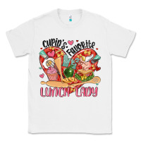 White cupids favorite lunch lady Classic Tee - MaliasSmallBusiness