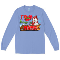 Colony Blue i love being a mama Long Sleeve Tee - MaliasSmallBusiness