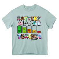 Arona battery life of a teacher Heavy Core Tee - AdoDesignShop