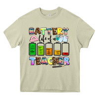 Mossy battery life of a teacher Heavy Core Tee - AdoDesignShop