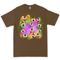 Cacao eyes leopard halloween patch Premium Tee - BundleAndBundleShop