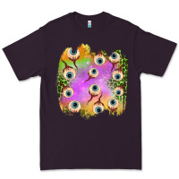 Plum eyes leopard halloween patch Premium Tee - BundleAndBundleShop