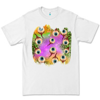 White eyes leopard halloween patch Premium Tee - BundleAndBundleShop