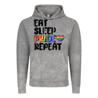 Cloud Rock eat sleep pride repeat Vintage Hoodie - MaliasSmallBusiness