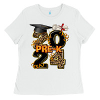 White 2024 pre k graduation Ladies Tee - AdoDesignShop