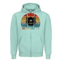 Seafoam Awesome Since 1974 Zipper Hoodie - Bettercallsaul