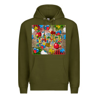 Army Green teacher autism Premium Hoodie - CowGirlArtShop