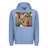 Colony Blue teacher autism Premium Hoodie - CowGirlArtShop