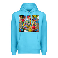 Ocean Blue teacher autism Premium Hoodie - CowGirlArtShop