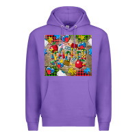 Purple teacher autism Premium Hoodie - CowGirlArtShop