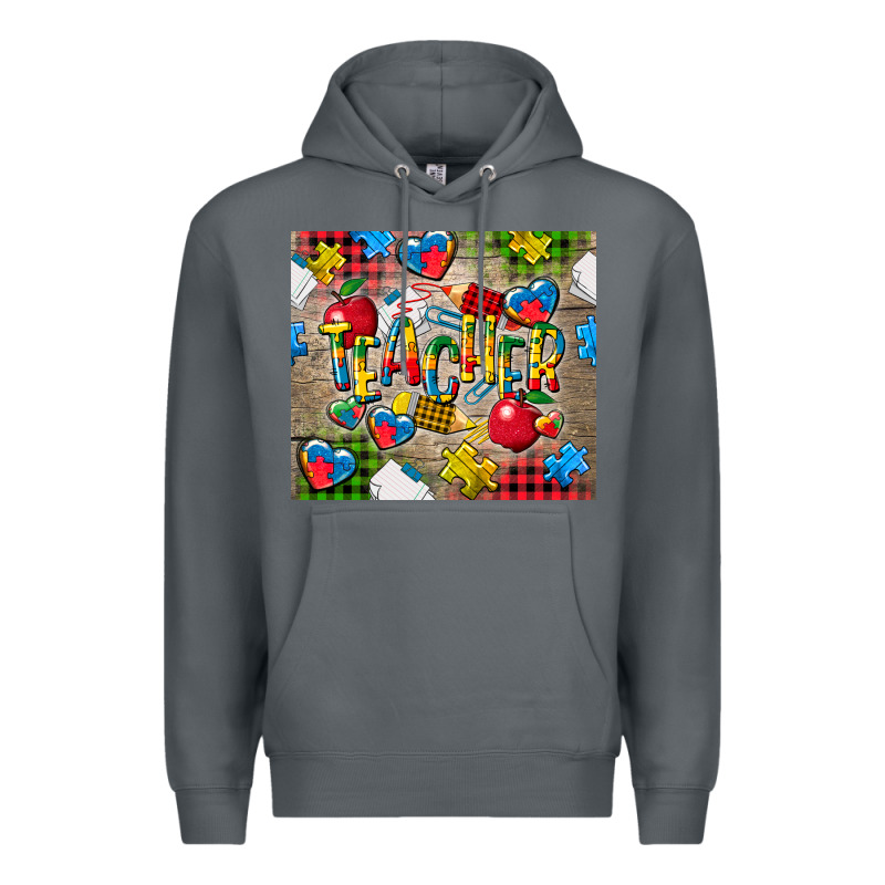 Teacher Autism Premium Hoodie by CowGirlArtShop | Teevron