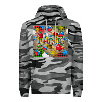 Slate Camo teacher autism Premium Hoodie - CowGirlArtShop