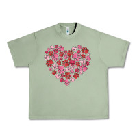 Oil Green dog valentine Urban Heavy Tee - MaliasSmallBusiness
