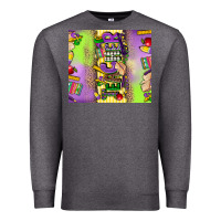 Charcoal Heather teacher mardi gras Premium Sweatshirt - CowGirlArtShop