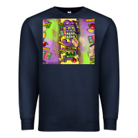 Navy teacher mardi gras Premium Sweatshirt - CowGirlArtShop