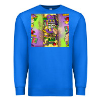 True Royal teacher mardi gras Premium Sweatshirt - CowGirlArtShop