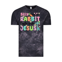 Cloud Black silly rabbit easter is for jesus Vintage Tee - MaliasSmallBusiness