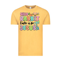Vintage Mustard silly rabbit easter is for jesus Vintage Tee - MaliasSmallBusiness