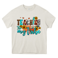 Cream teaching my tribe Heavy Core Tee - AdoDesignShop