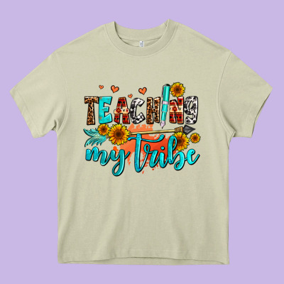 Teaching My Tribe Heavy Core Tee Designed By Adodesignshop