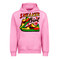 Fuchsia Pink sneaker girl Urban Hoodie - FaDigitalArtStudio