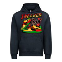 Navy sneaker girl Urban Hoodie - FaDigitalArtStudio