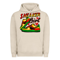 Pigment French Oak sneaker girl Urban Hoodie - FaDigitalArtStudio