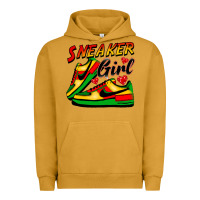 Pigment Peanut Butter sneaker girl Urban Hoodie - FaDigitalArtStudio
