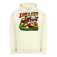 Pigment Pistachio sneaker girl Urban Hoodie - FaDigitalArtStudio