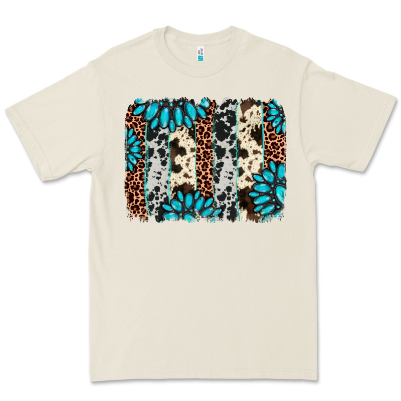 Gemstone Leopard Cowhide Brushstroke Premium Tee by AdoDesignShop | Teevron