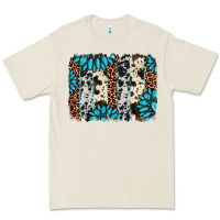 Bone gemstone leopard cowhide brushstroke Premium Tee - AdoDesignShop