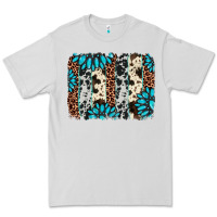 Dove Grey gemstone leopard cowhide brushstroke Premium Tee - AdoDesignShop