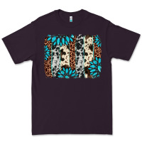 Plum gemstone leopard cowhide brushstroke Premium Tee - AdoDesignShop