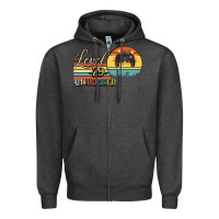 Charcoal Heather Level 29 Unlocked Zipper Hoodie - Bettercallsaul