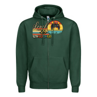 Sports Green Level 29 Unlocked Zipper Hoodie - Bettercallsaul