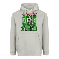 Moon Dust My heart is on that court Soccer Heavyweight Hoodie - HowdyJamesFarm