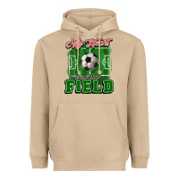 Mushroom My heart is on that court Soccer Heavyweight Hoodie - HowdyJamesFarm