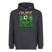 Smoke My heart is on that court Soccer Heavyweight Hoodie - HowdyJamesFarm