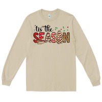 Mushroom tis the season christmas debbie cake Long Sleeve Tee - MaliasSmallBusiness