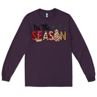 Plum tis the season christmas debbie cake Long Sleeve Tee - MaliasSmallBusiness